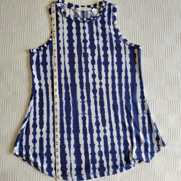 ATHLETA | Breezy Tank Top | White and Blue Tie Dye | Small - Picture 15 of 15